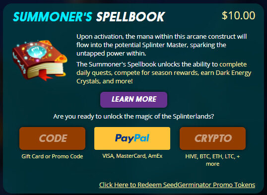 summoner-spellbook-splinterlands-to-start-earning-while-playing
